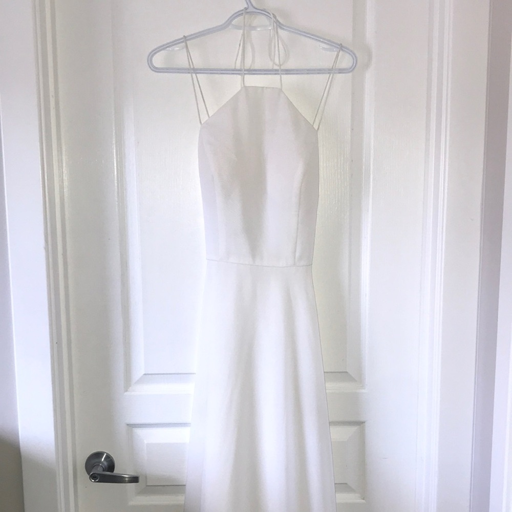 Christina Wu Long Ivory Gown